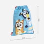 Cerdá Saquito scolaire Bluey - Sac d'école 27 x 33 x 1 cm - À partir de 3 ans - Bleu