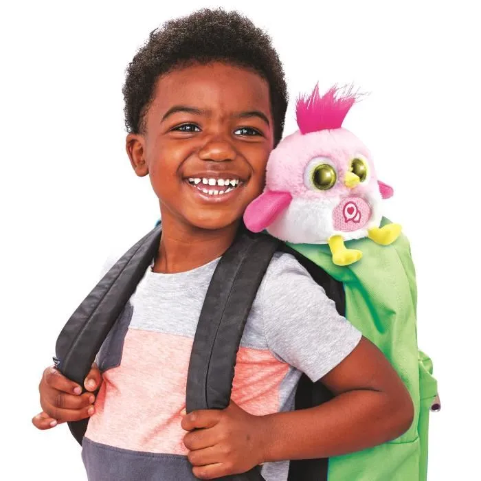 Vtech Lolibirds - Oiseau interactif rose qui répète et s'illumine - Version française