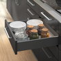 Emuca Kit Tiroir Extérieur Vertex 450 mm Gris Anthracite