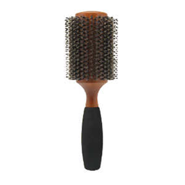 Bifull Brosse Ronde en Bois 50 mm avec Poils de Sanglier