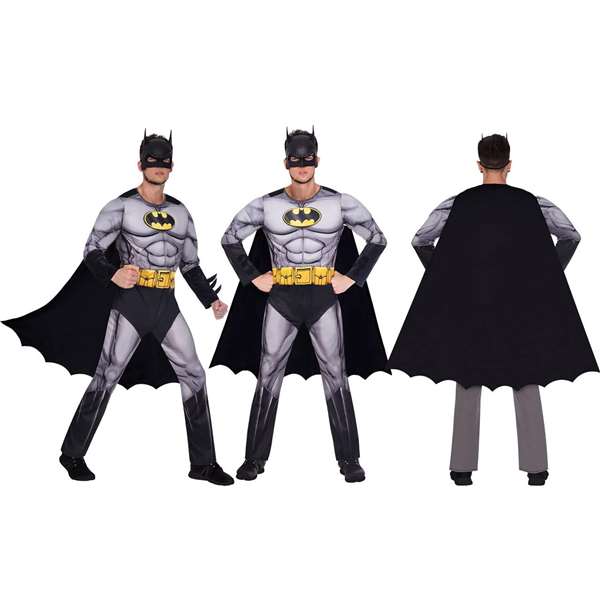 Rubie's W.B. Disguise Déguisement adulte Batman classique, taille L, noir