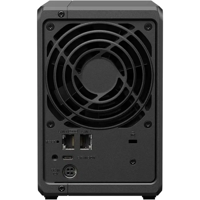 Synology DS725+ - Serveur NAS 2 baies pour PME - 4 Go RAM - Stockage et sauvegarde - Connectivité réseau 2.5 Gbit/s