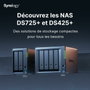 Synology DS725+ Serveur NAS 2 baies, 4 Go RAM, Noir