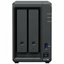 Synology DS725+ Serveur NAS 2 baies, 4 Go RAM, Noir