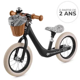 Kinderkraft Rapid 2 - Draisienne en alliage de magnésium - Noir