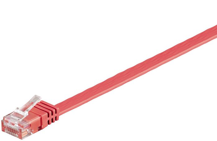 MicroConnect Câble réseau plat CAT6 U/UTP 1m Rouge MicroConnect Câble réseau plat CAT6 U/UTP 1m Rouge