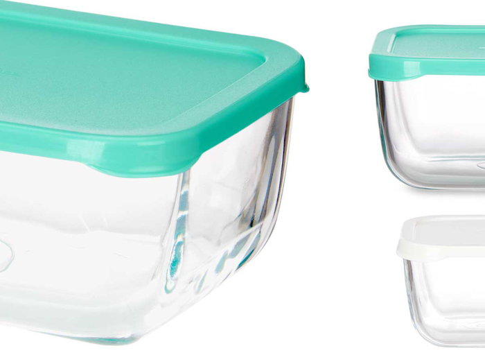 PASABAHCE Set de 5 Boîtes de Conservation Snow Box