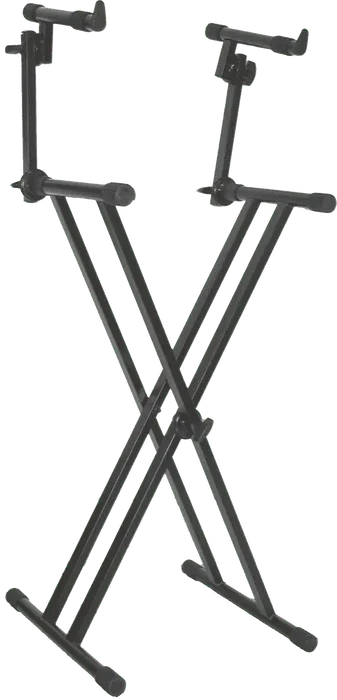 QUIKLOK T22 Support pour Clavier Format X Double Niveau 2 Plateaux Noir QUIKLOK T22 Support pour Clavier Format X Double Niveau 2 Plateaux Noir