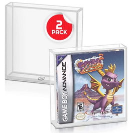 Evoretro Pack de 2 boîtes de protection en acrylique pour jeux Game Boy/Game Boy Advance