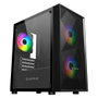 Unykach MIR B200 Boîtier Gaming Micro ATX Noir ARGB