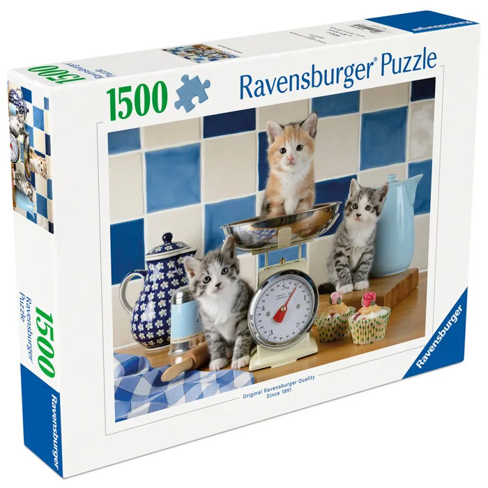 Ravensburger Puzzle Chatons dans la cuisine 1500 pièces Ravensburger Puzzle Chatons dans la cuisine 1500 pièces