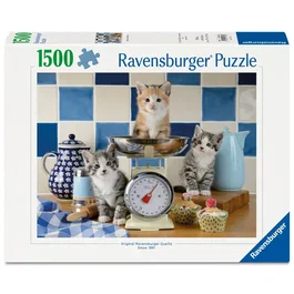 Ravensburger Puzzle Adulte 1500 Pièces - Chatons dans la Cuisine - Dès 14 ans - Qualité Supérieure - 12001708