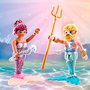Playmobil - Duo Pack Sirène et Triton 71799 - Figurine et Monde Sous-Marins - Jeu de Construction pour Enfants à Partir de 4 Ans