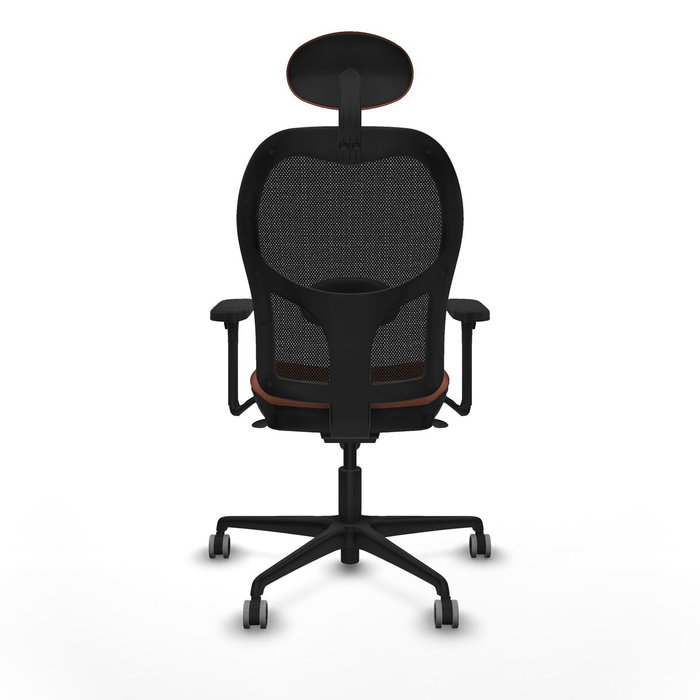 Piqueras y Crespo Chaise de Bureau avec Appui-tête Jorquera 3D036G1 Marron Noir