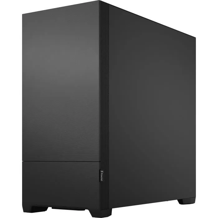 Fractal Design Pop Silent Black TG FD-C-POS1A-02 - Boîtier PC ATX avec vitre teintée, silencieux, 3 ventilateurs, prêt USB-C, support 3 HDD / 6 SSD