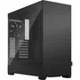 Fractal Design Pop Silent Black TG FD-C-POS1A-02 - Boîtier PC ATX avec vitre teintée, silencieux, 3 ventilateurs, prêt USB-C, support 3 HDD / 6 SSD