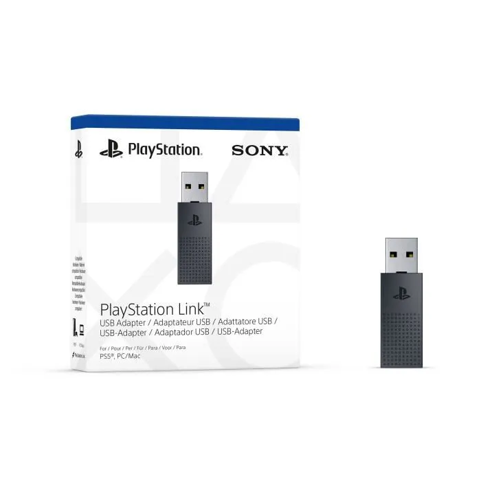 Sony Adaptateur USB PlayStation Link pour PS5 - Connexion audio sans fil pour casque PULSE Elite et écouteurs PULSE Explore sur console et PC/Mac Sony Adaptateur USB PlayStation Link pour PS5 - Connexion audio sans fil pour casque PULSE Elite et écouteurs PULSE Explore sur console et PC/Mac