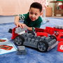 MEGA BLOKS Voiture de Course JKG35 Build & Go 3 en 1 avec 26 Blocs, Jouet de Construction pour Enfants de 2 Ans et Plus - Langue : Espagnol