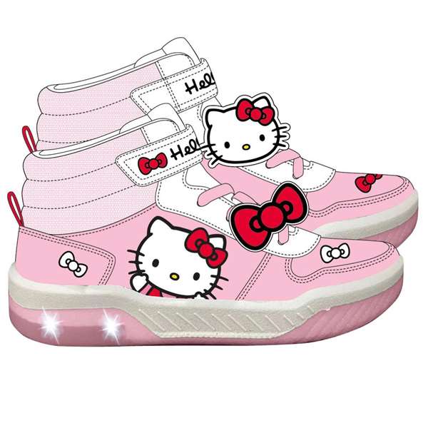 Cerdá T030 - Chaussure de sport Hello Kitty à semelle PVC avec lumières - Taille 30 - Rose Cerdá T030 - Chaussure de sport Hello Kitty à semelle PVC avec lumières - Taille 30 - Rose