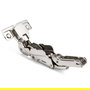 Salice S200 Zero - Charnière à amortissement pour meuble de cuisine/salle de bain, système Silentia+, Ø35 mm, ouverture 155°, finition nickel, coude angulaire