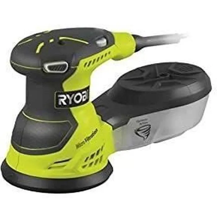 Ryobi Ponceuse Excentrique Électrique ROS310-SA20, 310W, Diamètre Plateau 125 mm, Sac de Transport Inclus - Idéale pour Travaux Légers
