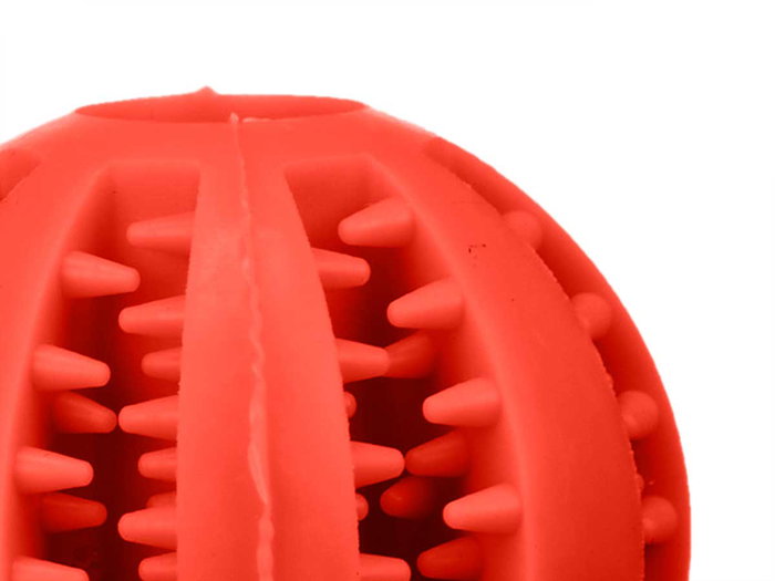 MASCOW Balle en silicone avec disque distributeur de nourriture, 3 couleurs MASCOW Balle en silicone avec disque distributeur de nourriture, 3 couleurs