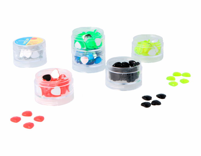 Innspiro Set de Gemas Acryliques Cœur Couleurs Fluor 10x10mm - 240u. Approx Innspiro Set de Gemas Acryliques Cœur Couleurs Fluor 10x10mm - 240u. Approx