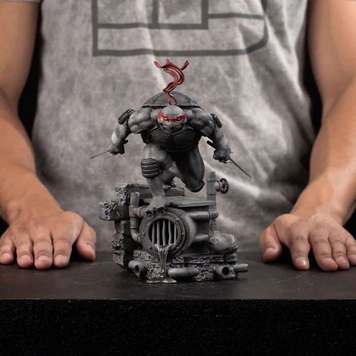 Tortues Ninja statuette 1/10 Art Scale Raphael Black and White Variant 26 cm heo exclusive