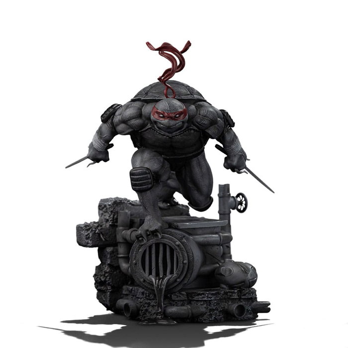 Tortues Ninja statuette 1/10 Art Scale Raphael Black and White Variant 26 cm heo exclusive