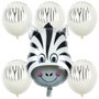 Party Time Lot de 6 ballons savane de 45 cm
