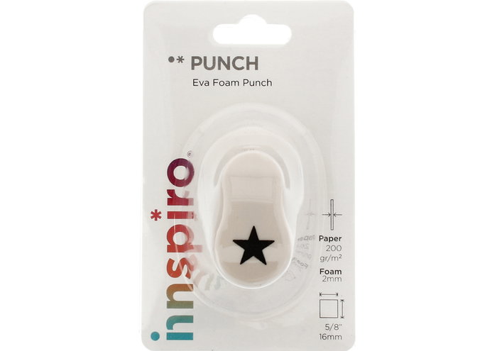 Innspiro Troqueladora de figures Eva Foam Punch étoile 16mm