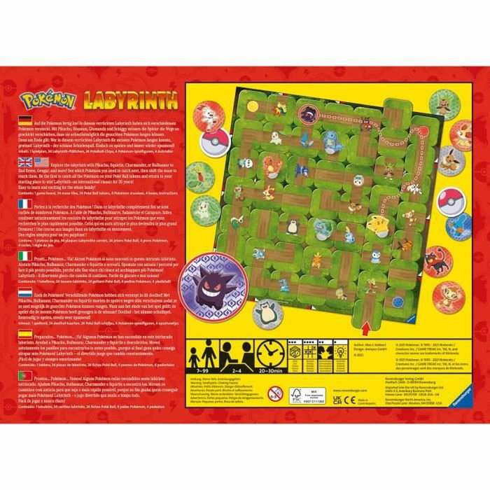 Ravensburger Labyrinthe Pokémon Ravensburger Labyrinthe Pokémon