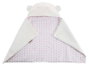 Creaciones Llopis Couverture à capuche réversible licorne 90 x 66 cm - Pour bébés et enfants