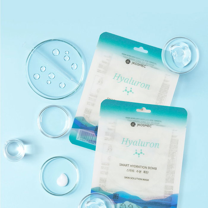Jkosmec Masque à l'acide hyaluronique SKIN SOLUTION 25 ml - Sérum anti-âge hydratant et raffermissant pour peau mature Jkosmec Masque à l'acide hyaluronique SKIN SOLUTION 25 ml - Sérum anti-âge hydratant et raffermissant pour peau mature