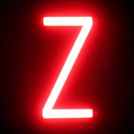 Green Ice Lettre LED Néon Z 87x161x38mm