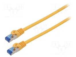 LANBERG Cordon de raccordement Cat 6a S/FTP orange 1m RJ45