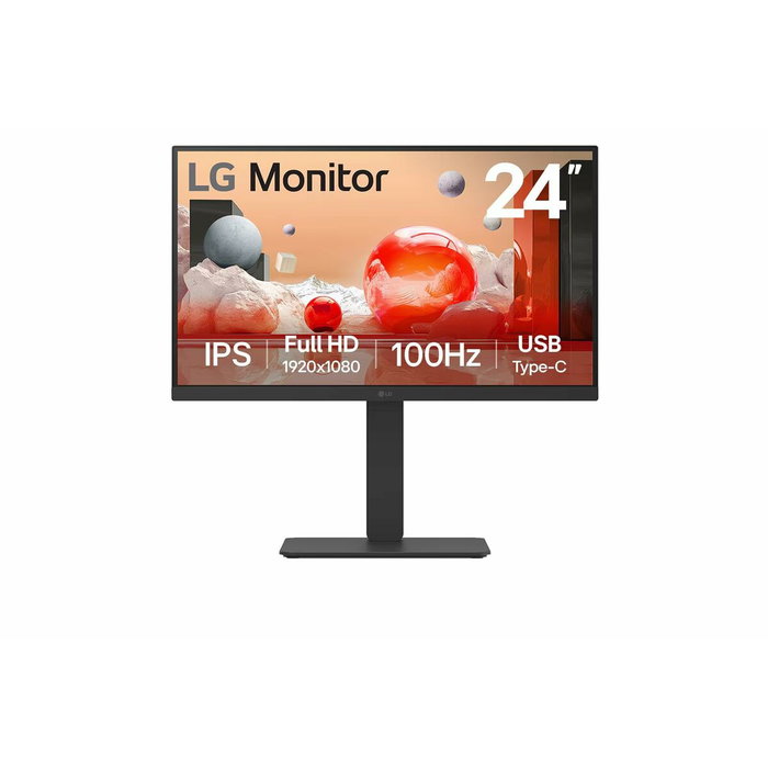 LG 24BA750-B Écran Full HD 23,8 pouces IPS Noir