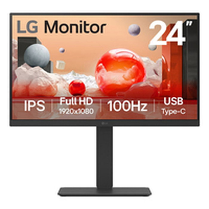 LG 24BA750-B Écran Full HD 23,8 pouces IPS Noir