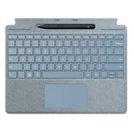 Microsoft Surface Type Cover Surface Teclado Alcantara Argent pour Surface Pro 10