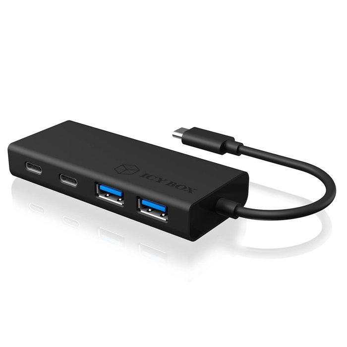 Icy ICY BOX IB-HUB1426-CPD Hub USB-C Noir
