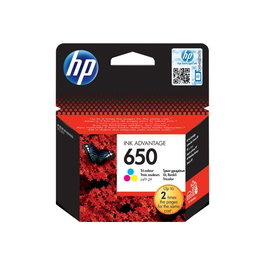 HP Cartouche d'encre couleur HP 650 No 650 (CZ102AE) - CZ102AE