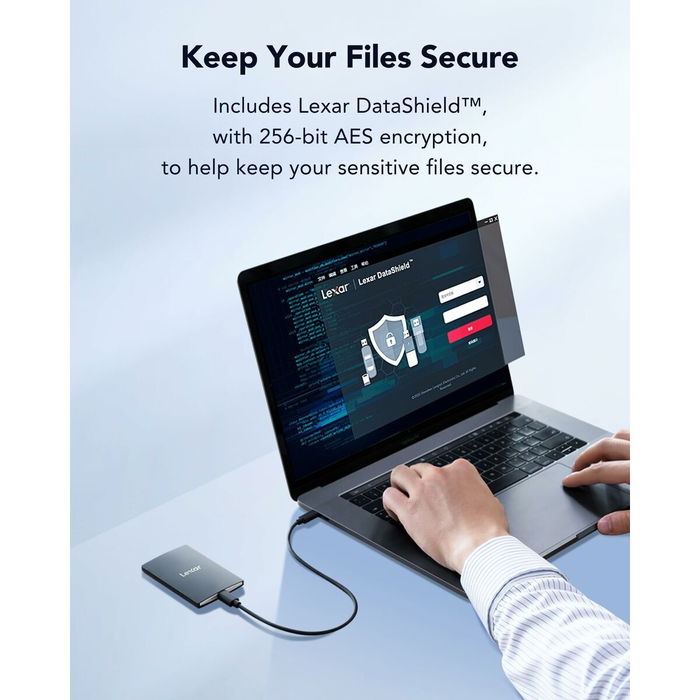 Disque Dur Externe Lexar LSL500X001T-RNBNG 1 TB SSD