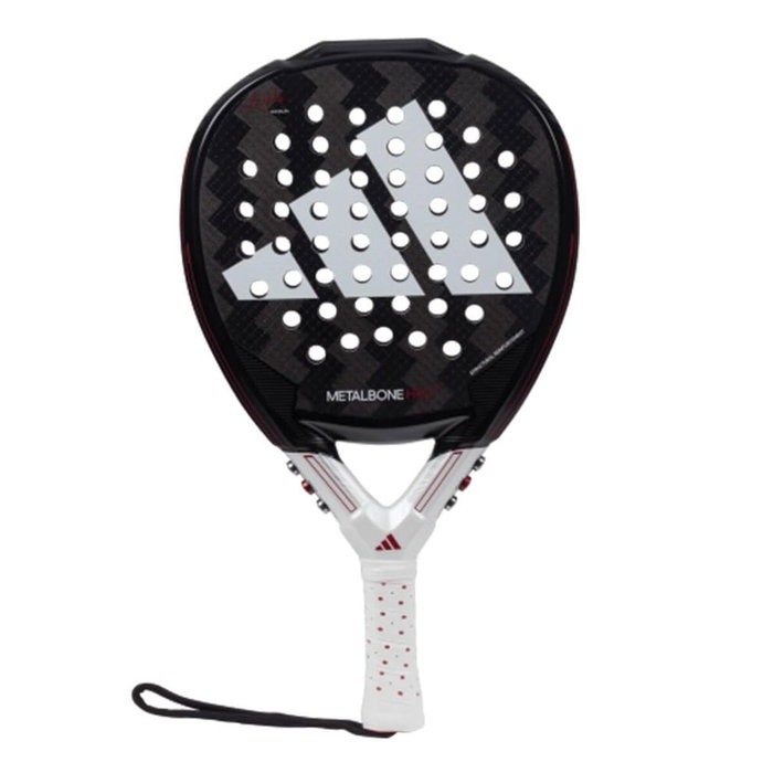 Raquette de Padel Adidas Metalbone HRD+ 2024/ Negra y Blanca (Ale Galan) Noir