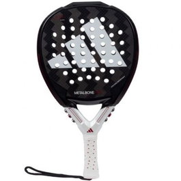 Raquette de Padel Adidas Metalbone HRD+ 2024/ Negra y Blanca (Ale Galan) Noir