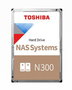Toshiba N300 Disque dur NAS 3,5" SATA III 7200 tr/min 10 To - Pour systèmes multi-bay, haute fiabilité et cache 512 Mo