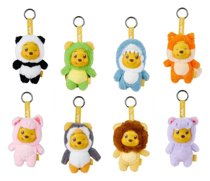 Simba Disney YuYus Porte-clés en peluche Wave 2 Winnie the Pooh 13 cm Blindbox Display (8)