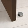 WOLFPACK LINEA PROFESIONAL Butoir de porte adhésif Silent Matte Chrome