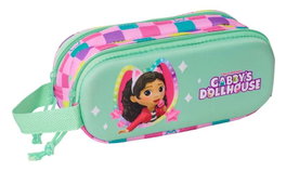 Safta Trousse Fourre-Tout Double 3D Gabby's Dollhouse Multicouleur