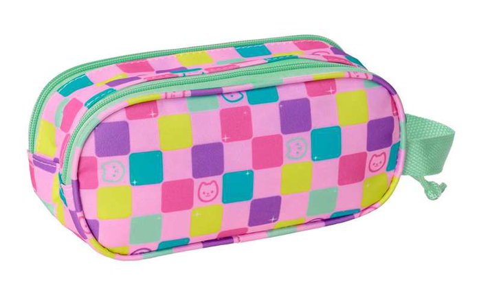 Safta Trousse Fourre-Tout Double 3D Gabby's Dollhouse Multicouleur