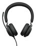 Jabra Evolve2 40 - Micro-casque filaire supra-auriculaire avec réduction de bruit passive, technologie d'appel à 3 microphones et connectivité USB-A/USB-C
